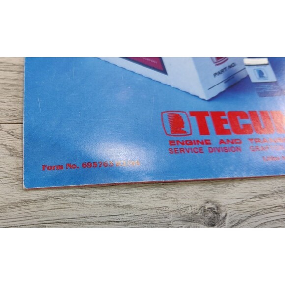 Tecumseh Quick Reference Guide Original Replacement Parts 1995-Small Engine - Picture 4 of 6